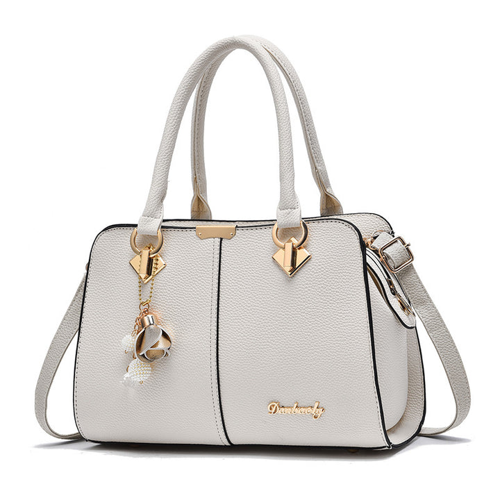 Damen elegante Handtasche mit charmanten Anhängern Nord Taschen
