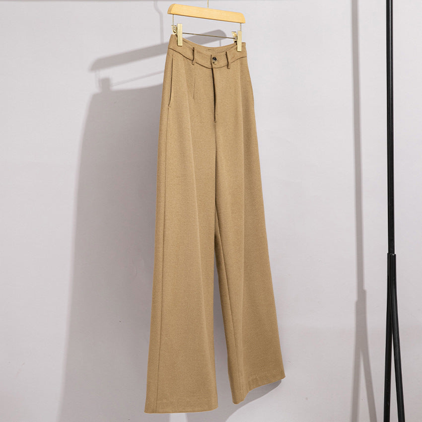 Damen Lang geschnittener Wollmix-Blazer mit Ein-Knopf-Verschluss und Pattentaschen Nord Taschen