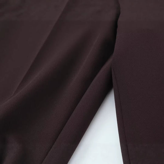 Damen Weite High‑Waist‑Hose mit Bundfalte und seitlichen Beinschlitzen Nord Taschen