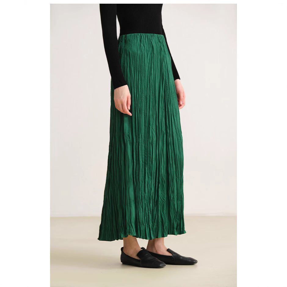 Damen Eleganter, schwingender Maxirock Nord Taschen
