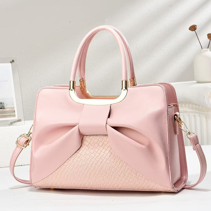Damen elegante Handtasche mit Schleifenakzent Nord Taschen