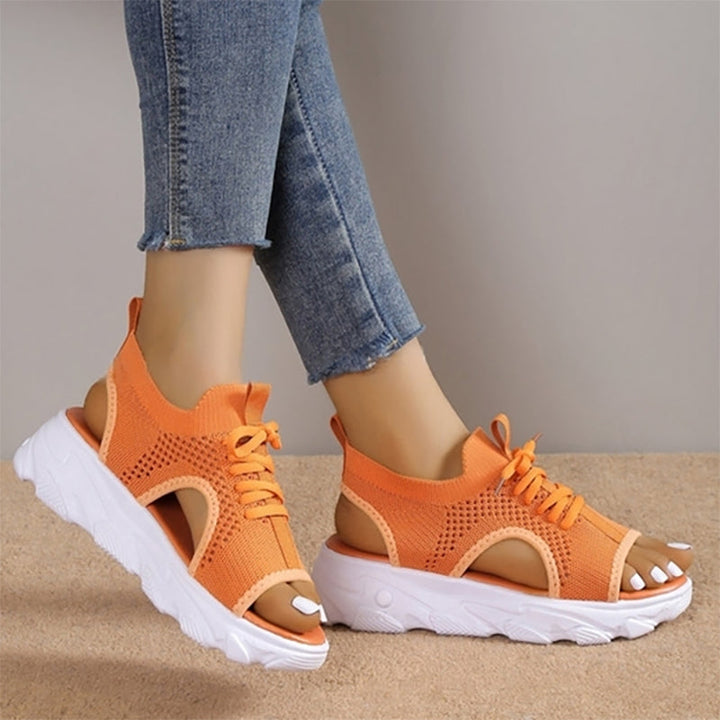 Orthopädische Plateausandalen