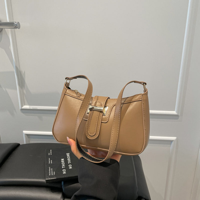 Damen elegante Umhängetasche mit praktischem Verschluss Nord Taschen