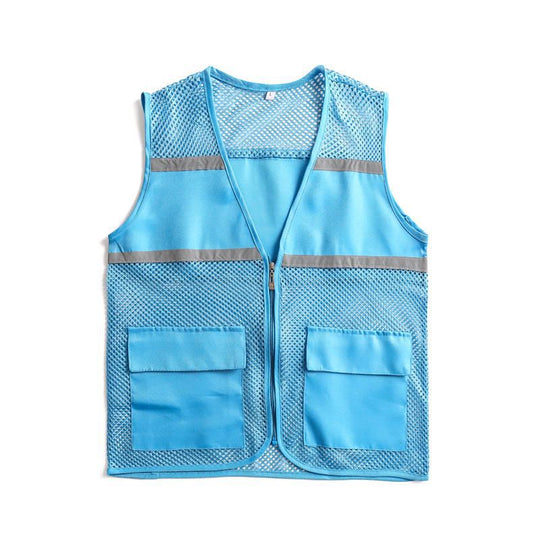Unisex Sichtbare Utility-Weste mit atmungsaktivem Mesh, Reflektorbändern und großzügigen Fronttaschen Nord Taschen