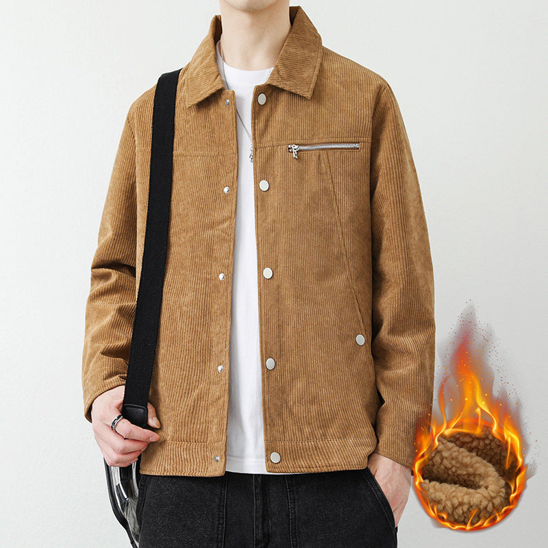 Herren Cordjacke Nord Taschen
