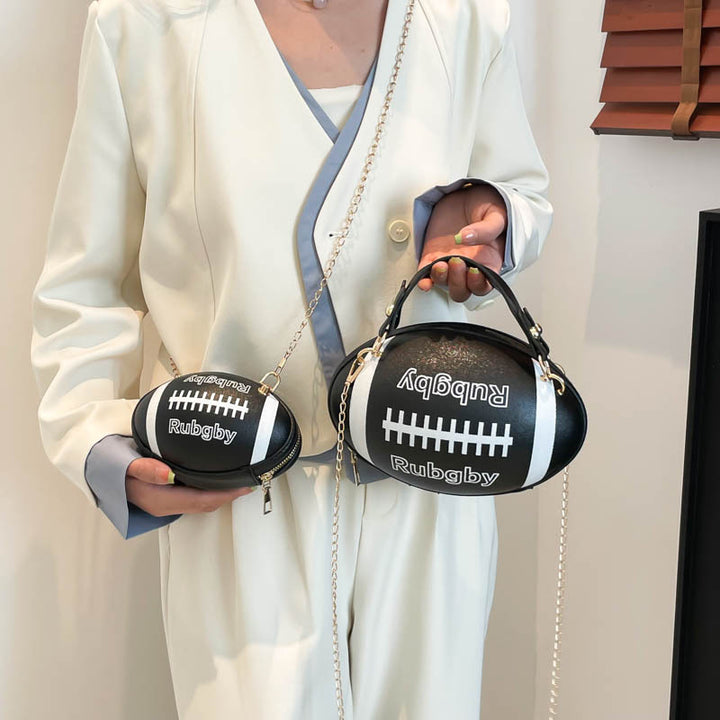 Damen kreative Handtasche im Rugby-Design Nord Taschen