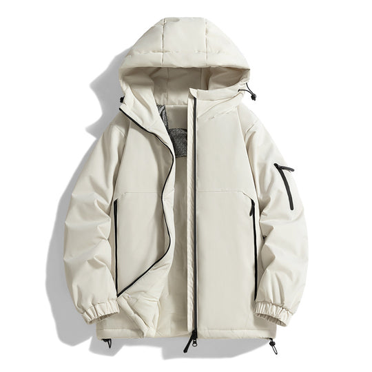 Unisex Warmer wasserabweisender Steppparka mit technischer Kapuze Nord Taschen