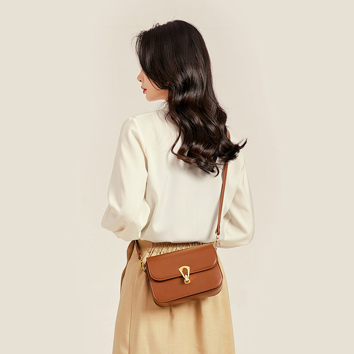Damen Umhängetasche mit elegantem Verschluss und verstellbarem Schulterriemen Nord Taschen