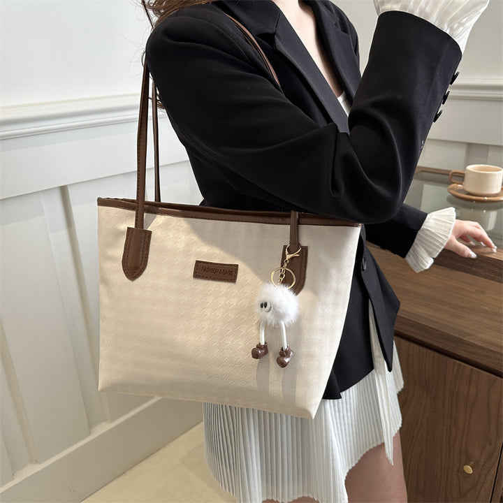 Damen Tragetasche mit verspieltem Kordeldetail Nord Taschen