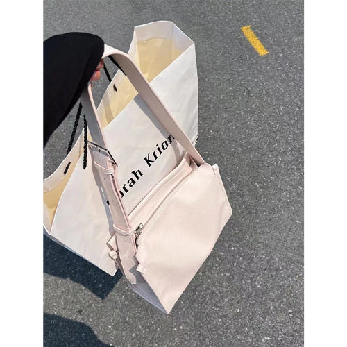 Damen Umhängetasche aus hochwertigem, strukturiertem Leder mit verstellbarem Riemen Nord Taschen