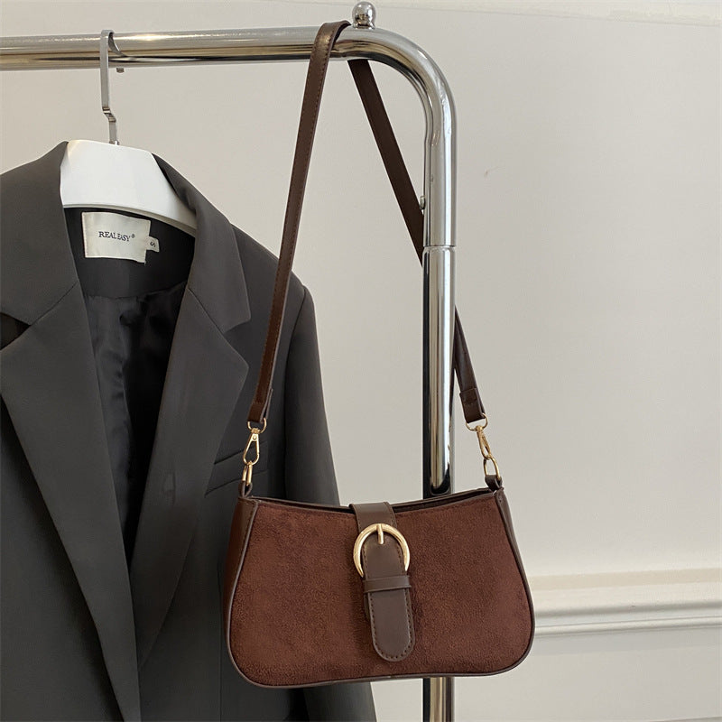 Damen Umhängetasche mit elegantem Schnallenverschluss Nord Taschen