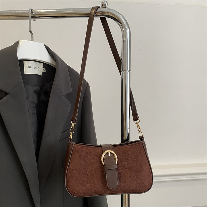 Damen Umhängetasche mit elegantem Schnallenverschluss Nord Taschen