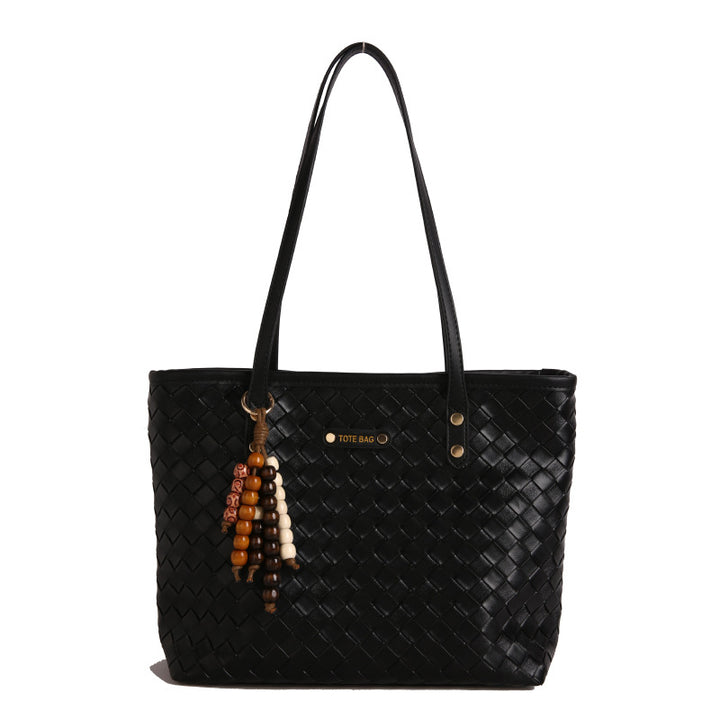 Damen elegante geflochtene Tote Bag Nord Taschen