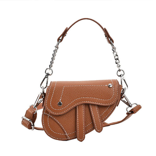 Damen Umhängetasche mit einzigartigem Kettendetail und innovativen Fächern Nord Taschen