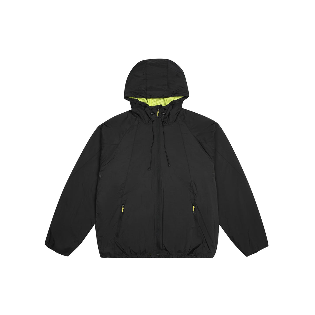 Unisex Leichter Windbreaker mit verstellbarer Kapuze, packbarer Nylonjacke Nord Taschen