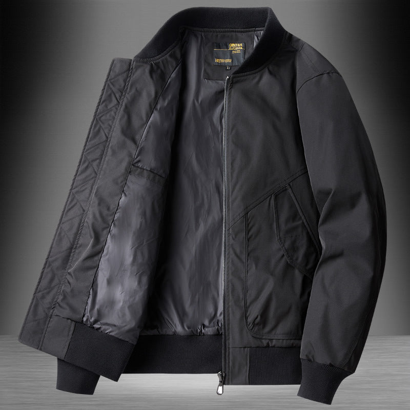 Herren Classic Bomberjacke im Utility-Look mit gesteppter Thermofütterung und Schrägeingrifftaschen Nord Taschen