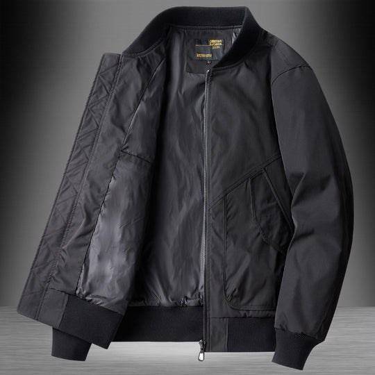 Herren Classic Bomberjacke im Utility-Look mit gesteppter Thermofütterung und Schrägeingrifftaschen Nord Taschen