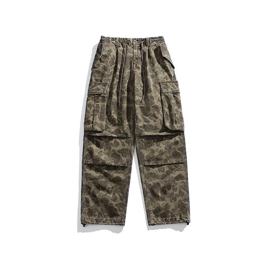 Herren Cargo-Overshirt im Utility-Stil mit Camouflage-Print und Mehrfachtaschen Nord Taschen