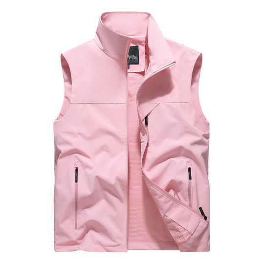 Herren Softshell-Outdoorweste mit winddichter Mikrofaserschale, Mesh-Innenfutter und Reißverschlusstaschen Nord Taschen