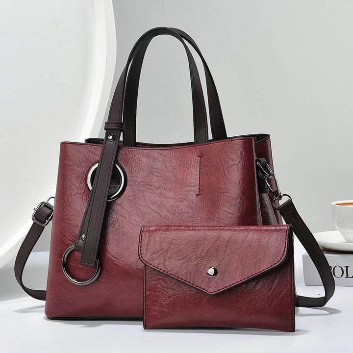 Damen praktische Schultertasche mit abnehmbarer Clutch Nord Taschen