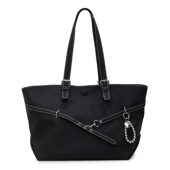 Damen große und geräumige Tragetasche mit trendigen Details Nord Taschen