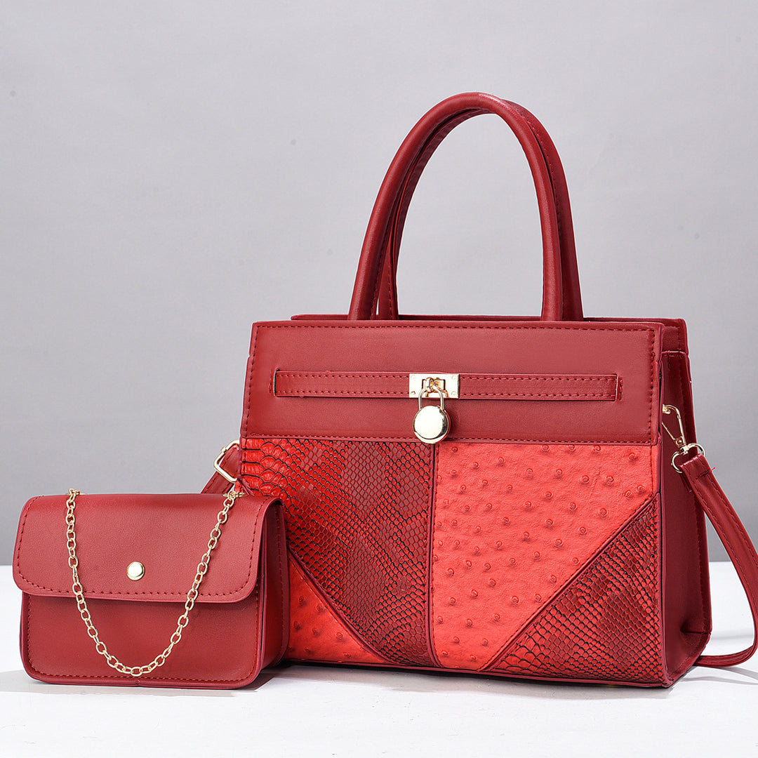 Damen elegante Handtasche mit abnehmbarer Mini-Clutch Nord Taschen
