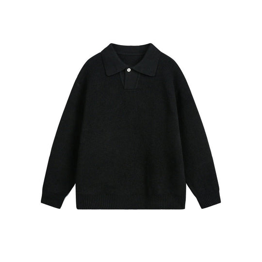 Damen Grobstrick-Polo mit Kentkragen und Oversize-Silhouette Nord Taschen