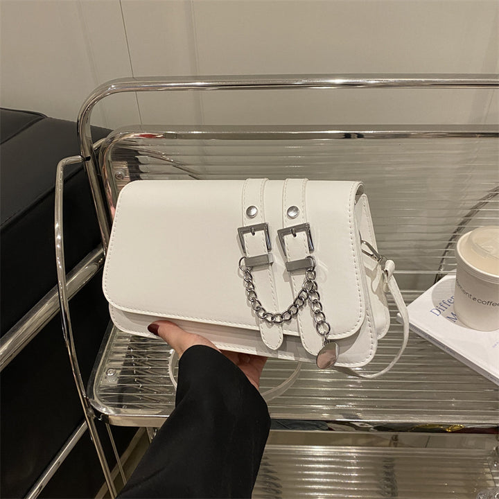 Damen elegante Umhängetasche mit modischem Kettenakzent Nord Taschen