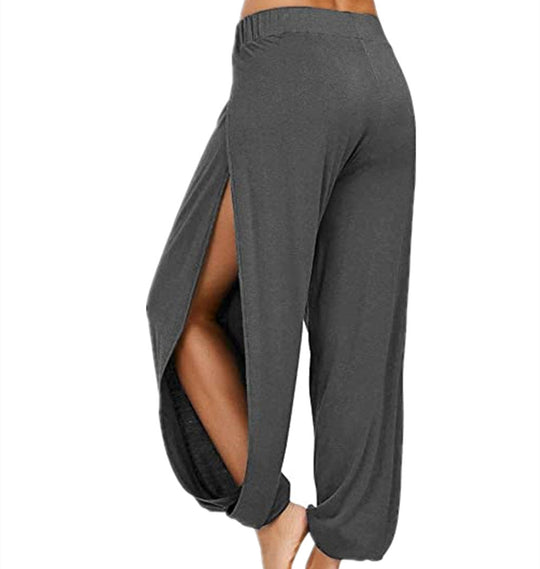 Damen luftige Freizehhose mit seitlichen Schlitzen Nord Taschen