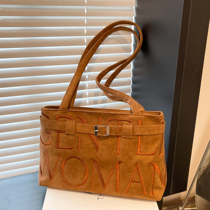 Damen Designer-Handtasche mit luxuriösem Wildleder und modischer Prägung Nord Taschen