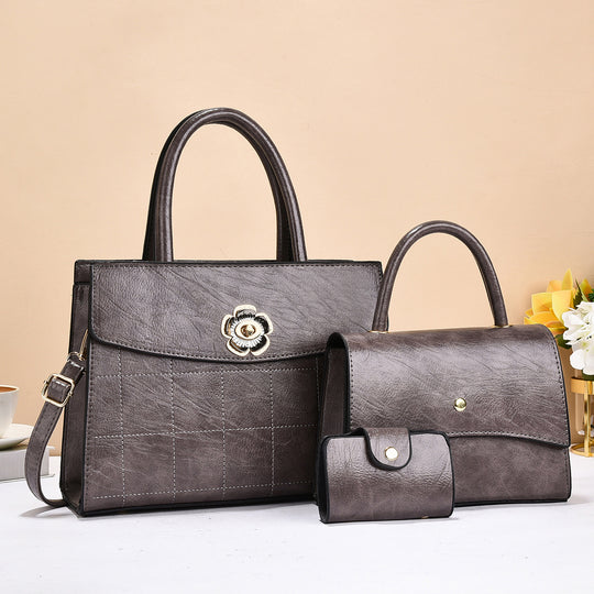 Damen elegantes Handtaschen-Set mit hochwertiger Struktur und modischem Portemonnaie Nord Taschen