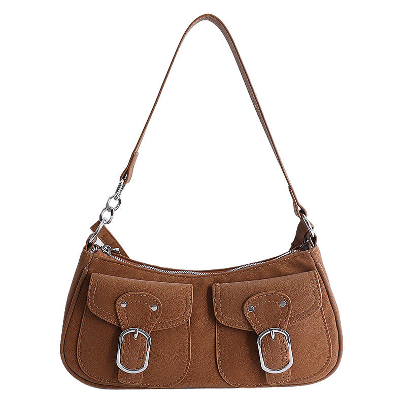 Damen Hobo-Tasche mit praktischem Fächerdesign und modischen Schnallen Nord Taschen