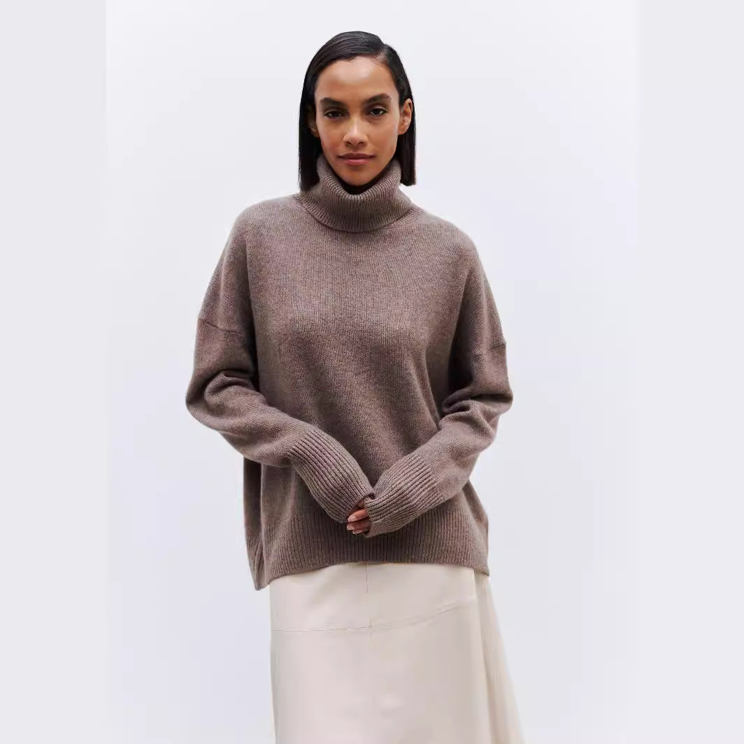 Damen Turtleneck-Pullover Nord Taschen