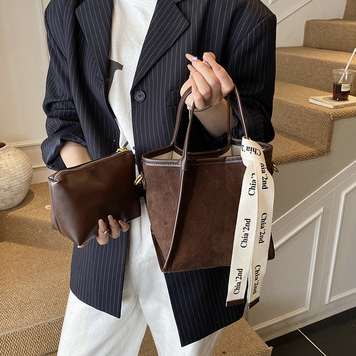 Damen Tasche mit abnehmbarem Schulterriemen und strukturiertem Design Nord Taschen