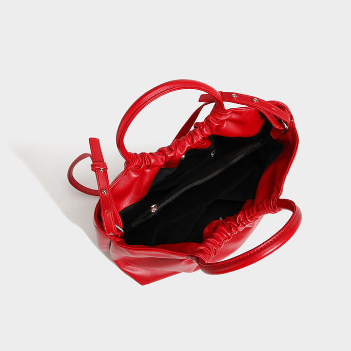 Damen Hobo-Tasche mit elastischem Kordelzug und abnehmbarem Schulterriemen Nord Taschen
