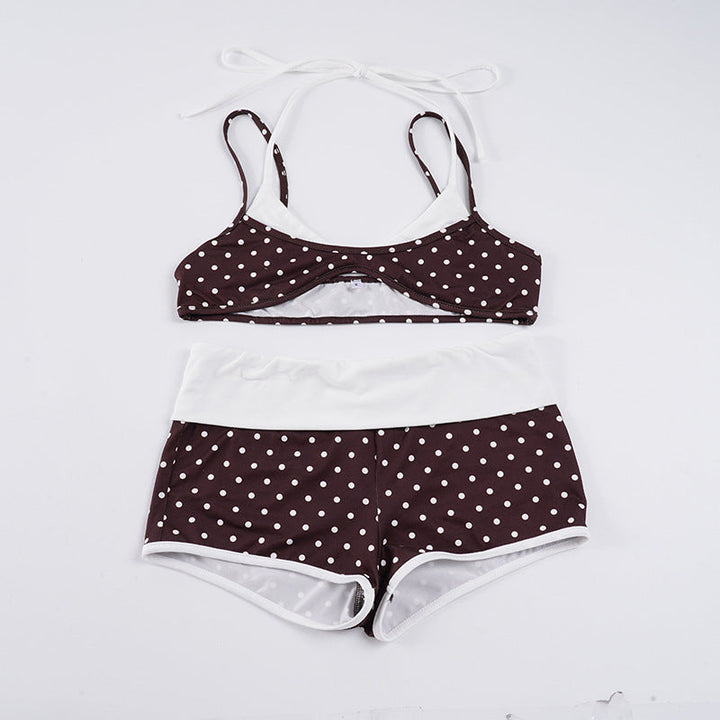 Damen Bikini-Set mit trendigem Punktedesign und modischem Schnitt