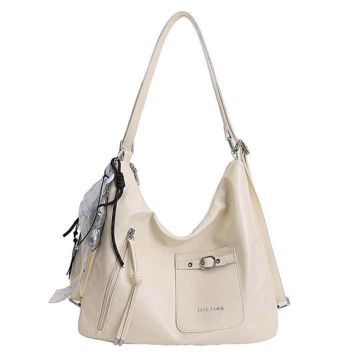 Damen Hobo-Tasche aus schmeichelndem Kunstleder mit praktischen Fächern Nord Taschen