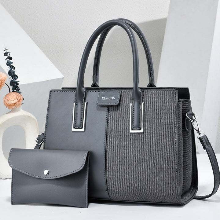 Damen hochwertige Handtasche mit abnehmbarem Portemonnaie Nord Taschen