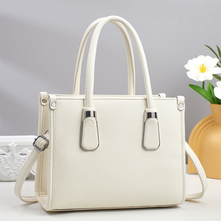 Damen handliche Handtasche mit strukturiertem Außenmaterial Nord Taschen