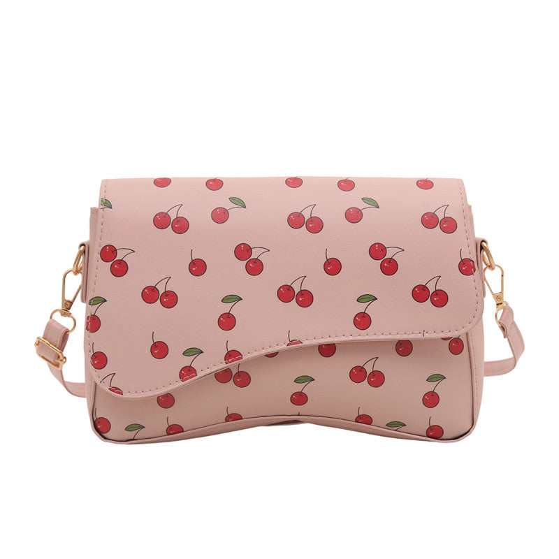 Damen Umhängetasche mit fruchtigem Print Nord Taschen