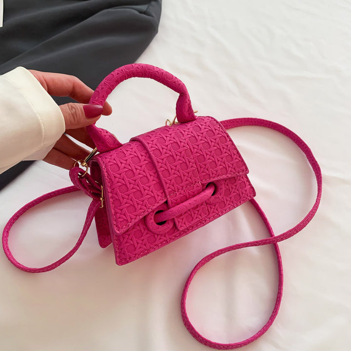 Damen elegante Umhängetasche mit kunstvollem geflochtenem Design Nord Taschen