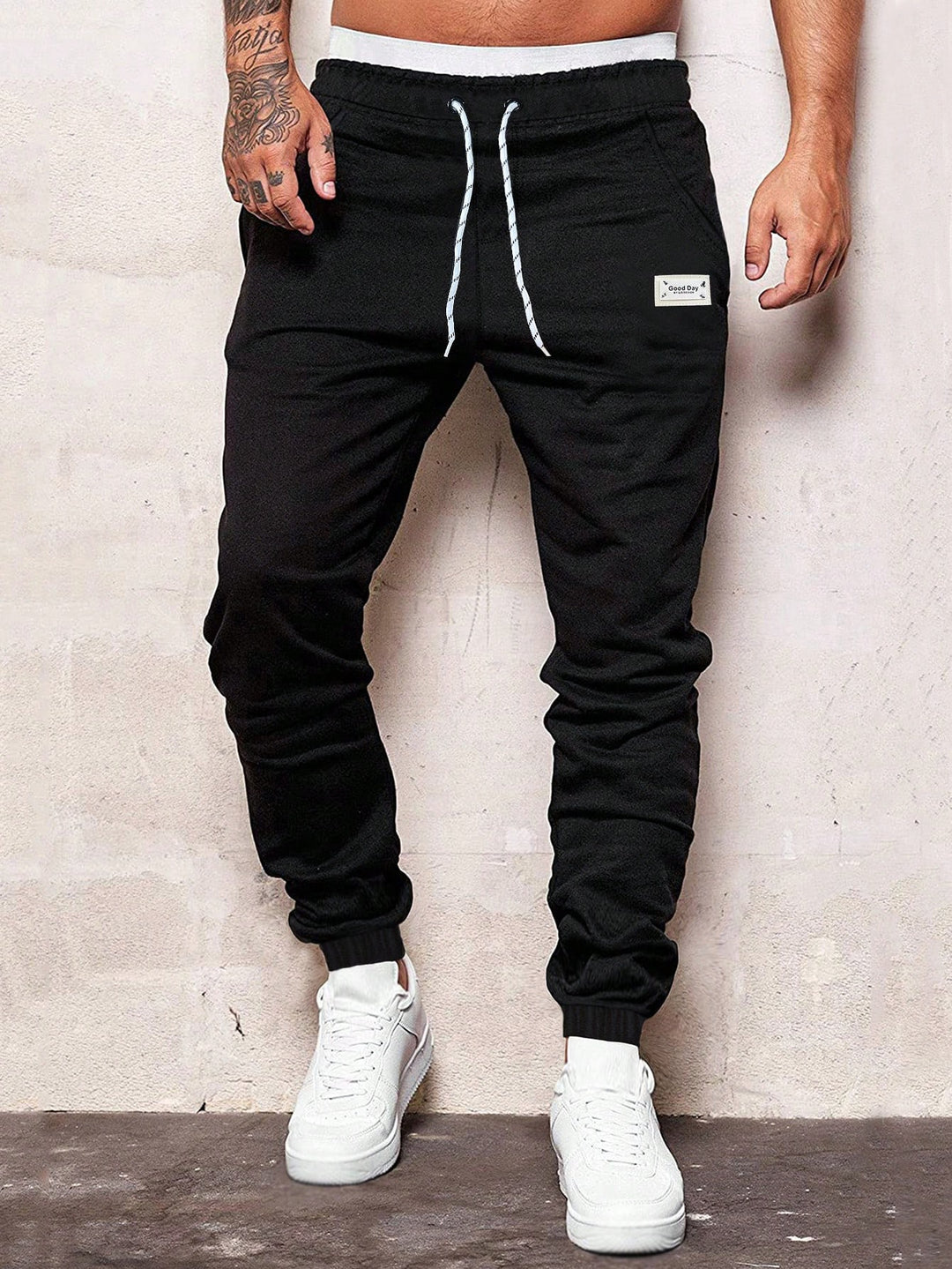 Herren Sportliche Jogginghose mit Bündchen Nord Taschen