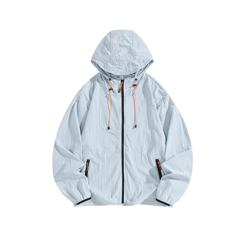 Herren Leichte Outdoorjacke mit Kapuze und praktischen Reißverschlusstaschen Nord Taschen