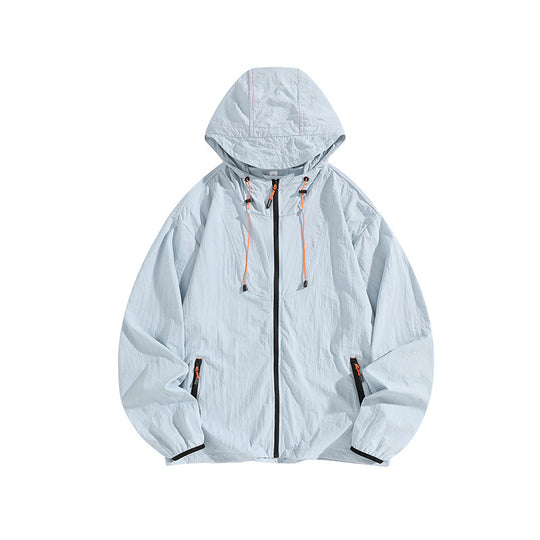 Herren Leichte Outdoorjacke mit Kapuze und praktischen Reißverschlusstaschen Nord Taschen