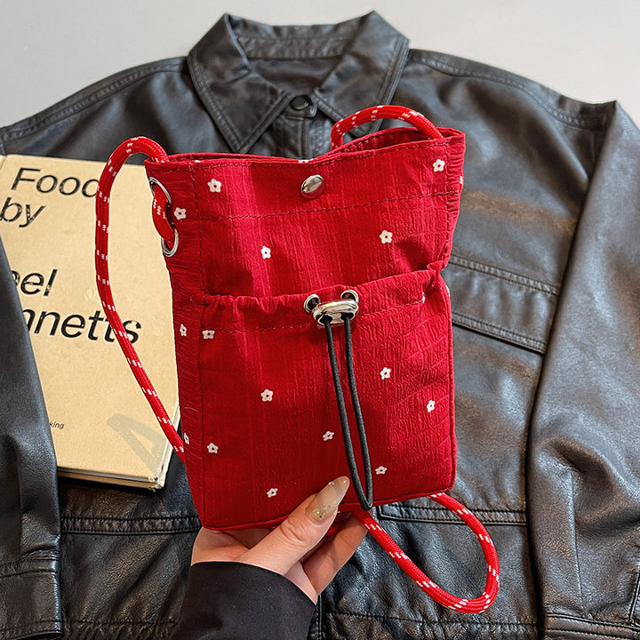 Damen kleine Umhängetasche mit blütenförmigem Design Nord Taschen