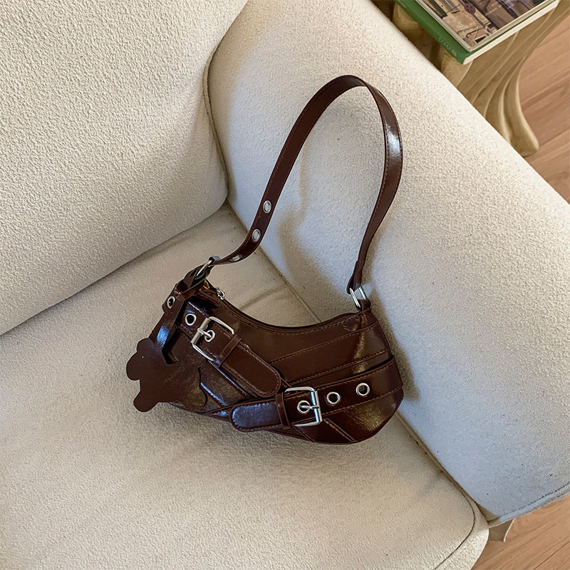 Damen trendige Handtasche mit originellem Anhänger Nord Taschen