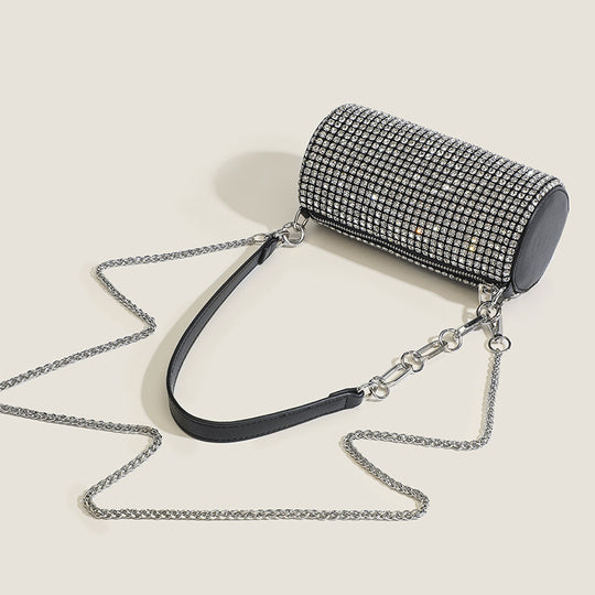 Damen Clutch-Tasche mit elegantem Strassdesign und abnehmbaren Schulterriemen Nord Taschen