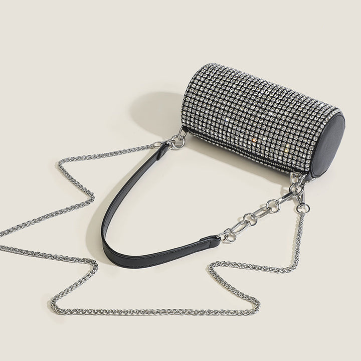 Damen Clutch-Tasche mit elegantem Strassdesign und abnehmbaren Schulterriemen Nord Taschen