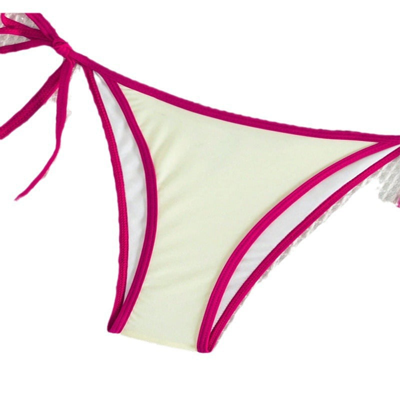 Damen Triangel-Bikini mit verstellbaren Bändern