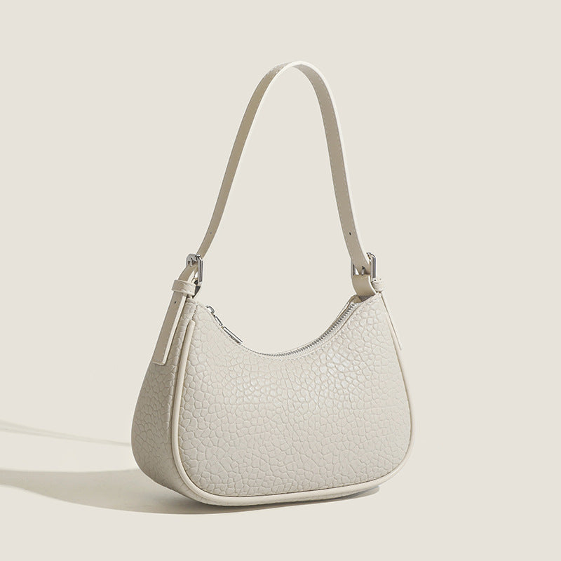 Damen Umhängetasche mit strukturiertem Kunstleder und elegantem Reißverschluss Nord Taschen